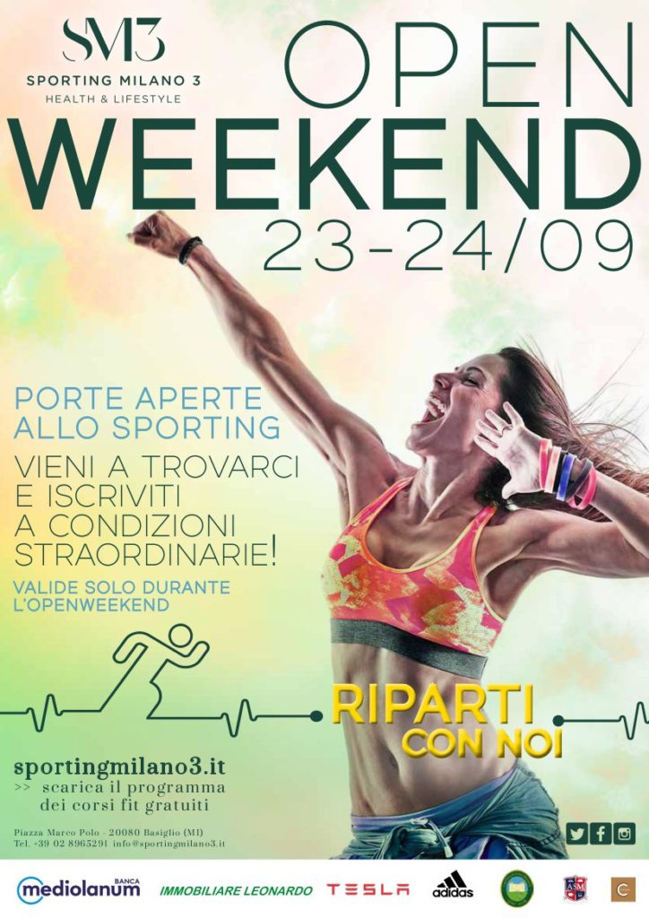 open weekend 23-24 settembre 2017