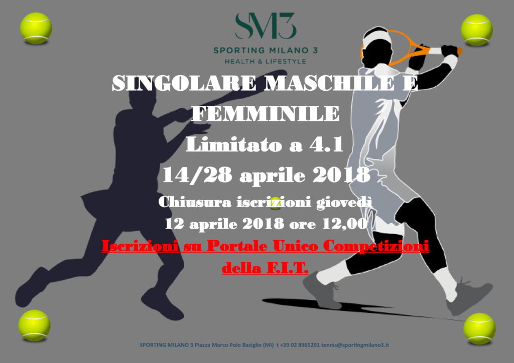 Torneo lim. 4.1 Crugnola 14 aprile 2018